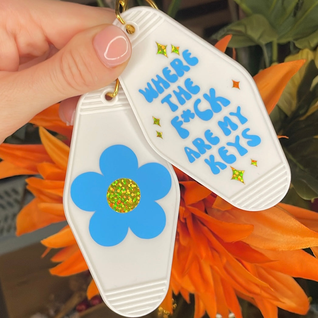 Where the F*ck are my Keys Keychain