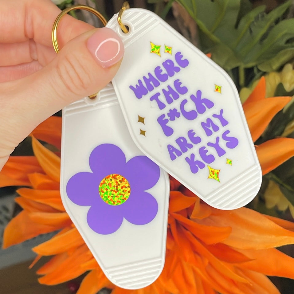 Where the F*ck are my Keys Keychain