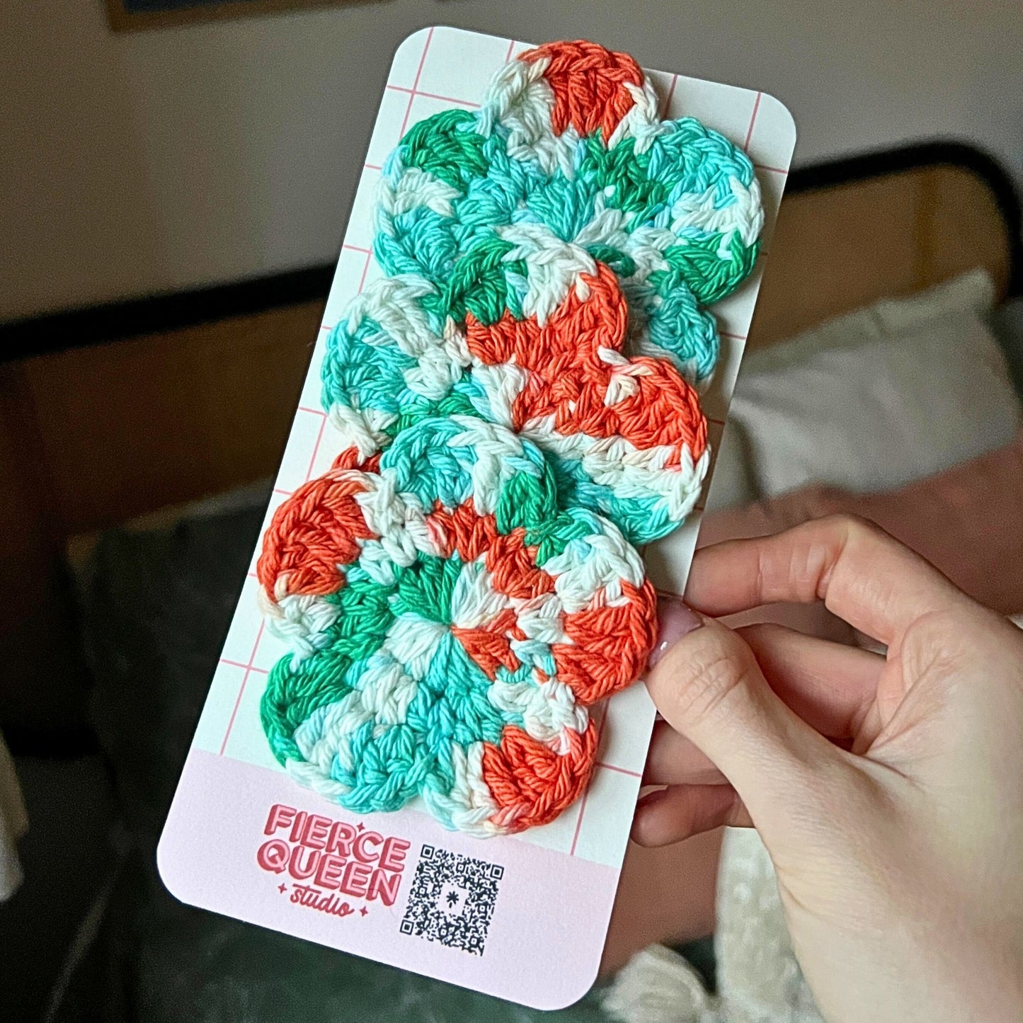 Crochet Reusable Flower Face Pads