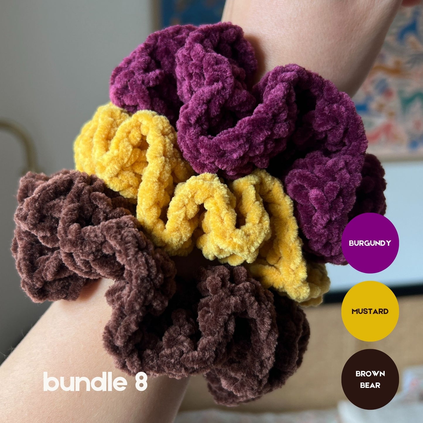 Autumn Crochet Scrunchie Bundles