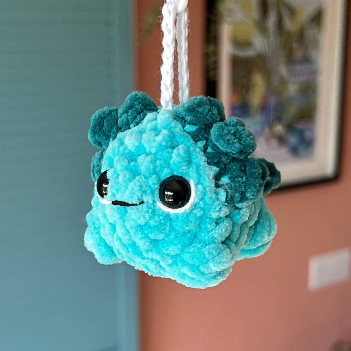 Crochet Axolotl Keychains