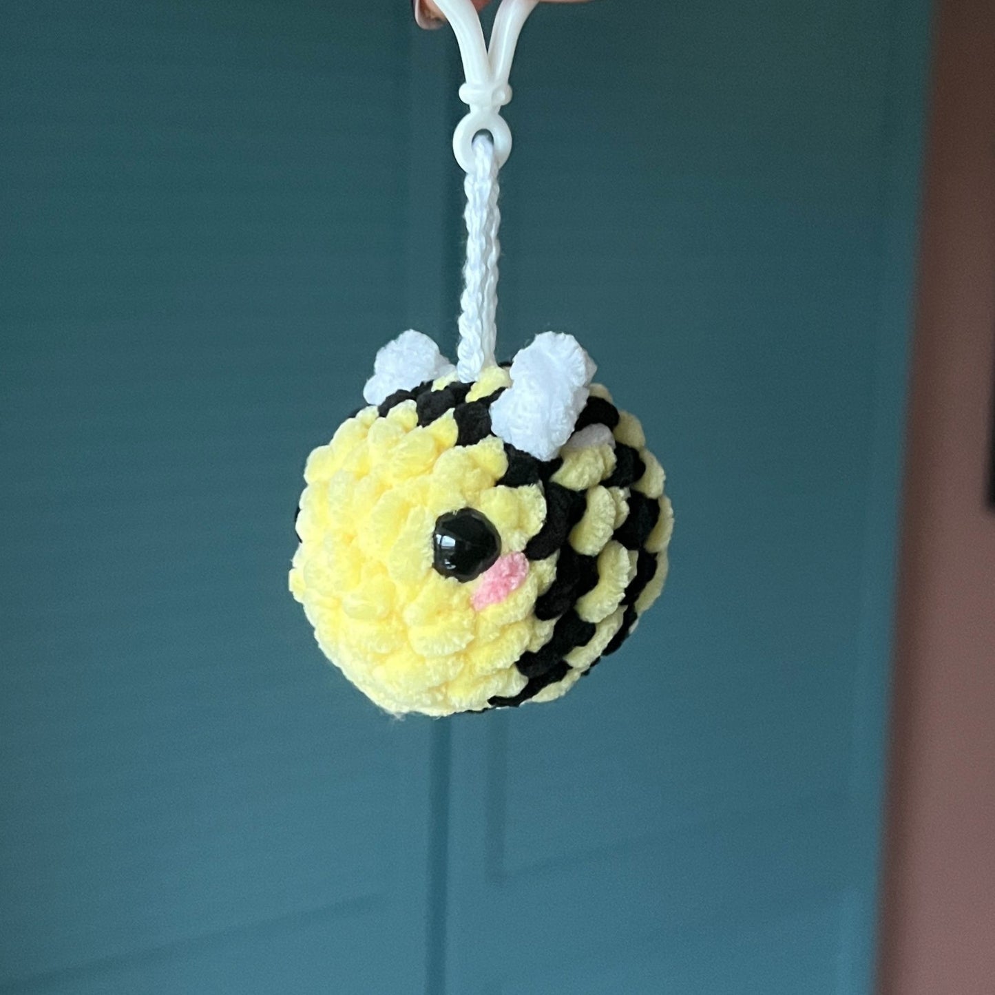 Crochet Bee Keychain