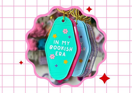 In My Bookish Era Motel Keychain