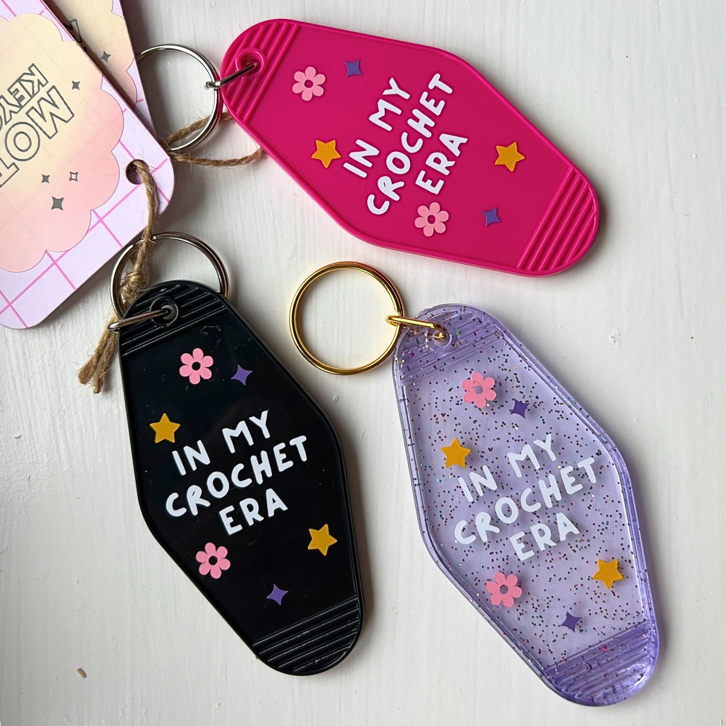 In My Crochet Era Motel Keychain