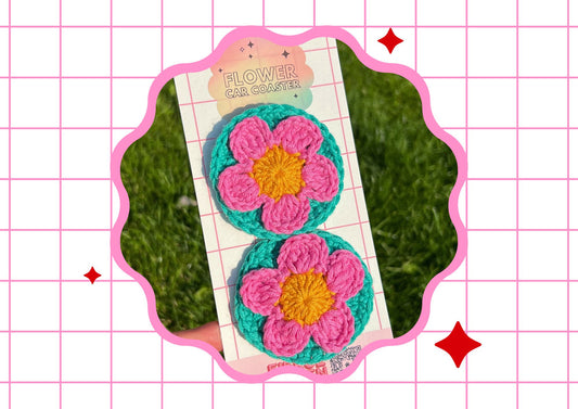 Flower Car Coasters