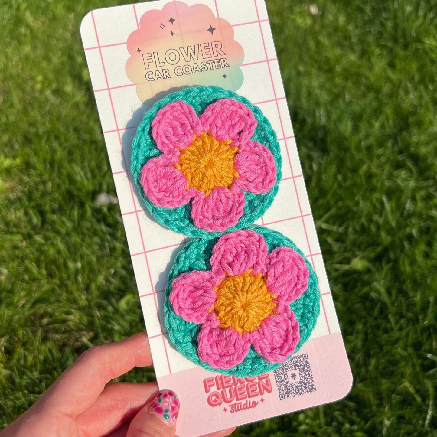 Flower Car Coasters