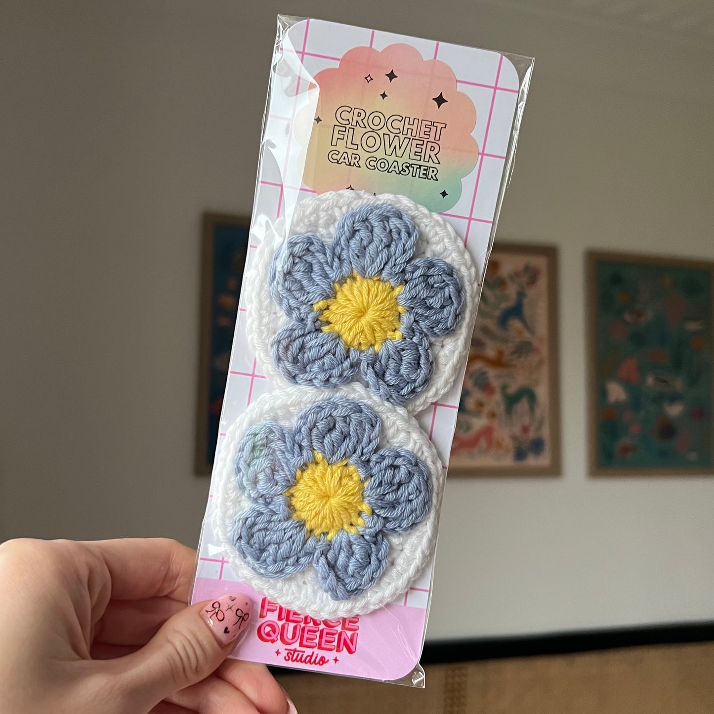 Flower Car Coasters
