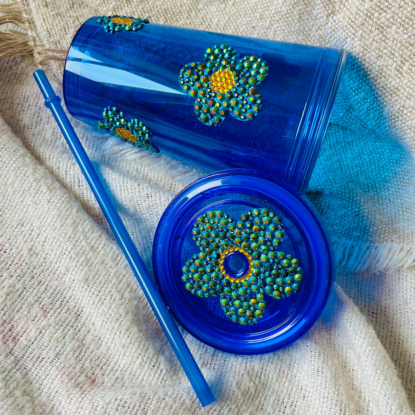 Colourful Daisy Tumblers