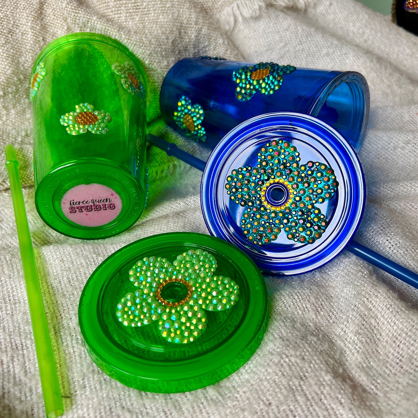 Colourful Daisy Tumblers