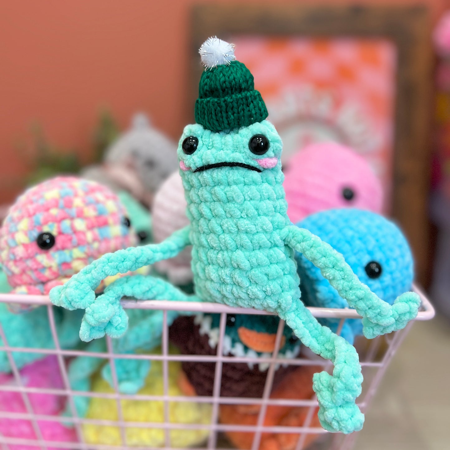 Grumpy Christmas Frog