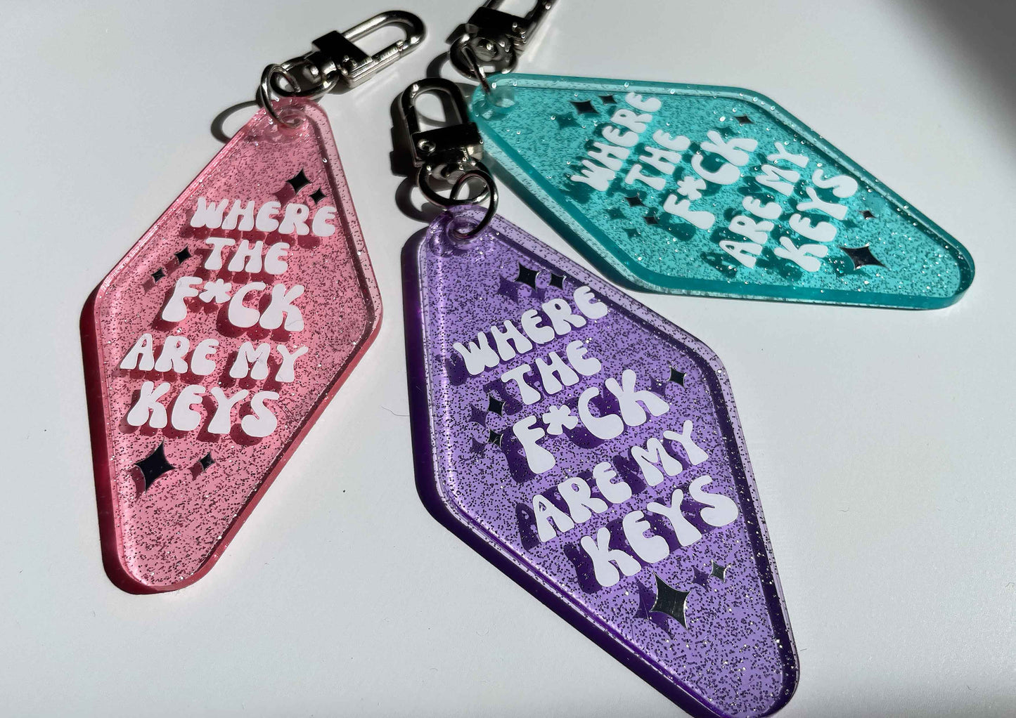 Where the F*ck are my Keys Keychain