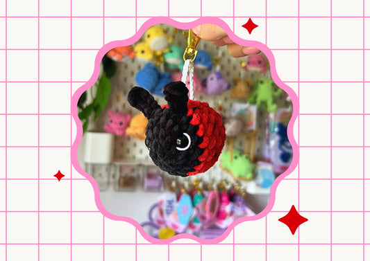 Crochet Ladybird Keychains