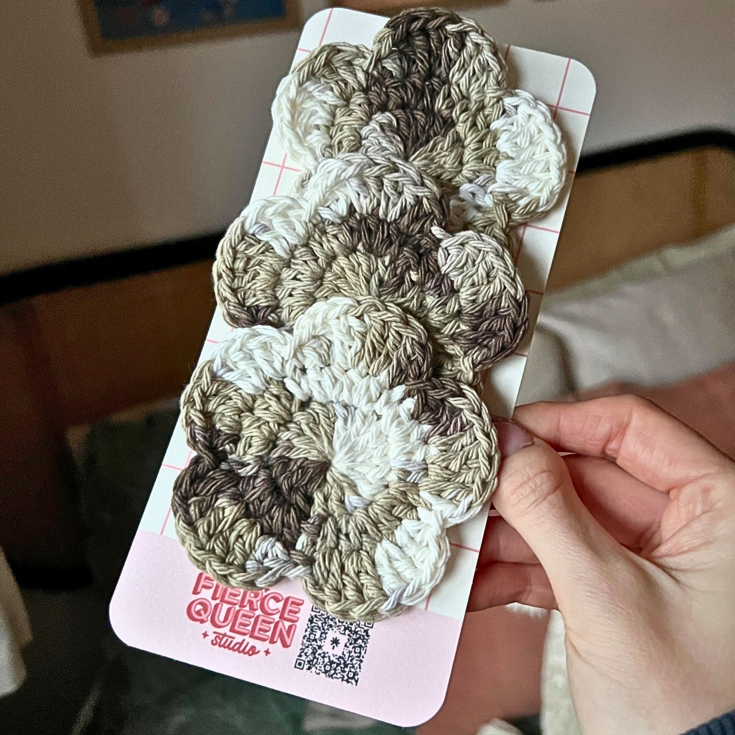 Crochet Reusable Flower Face Pads