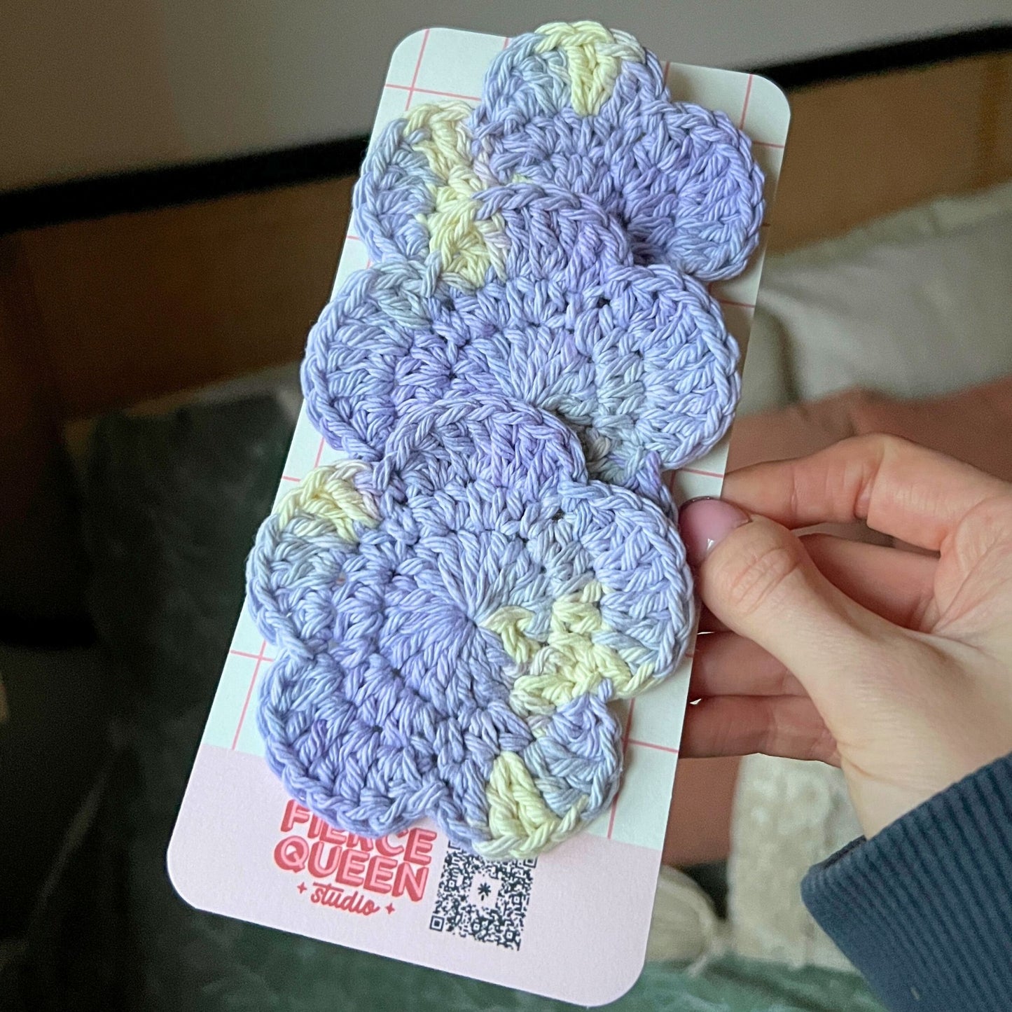 Crochet Reusable Flower Face Pads