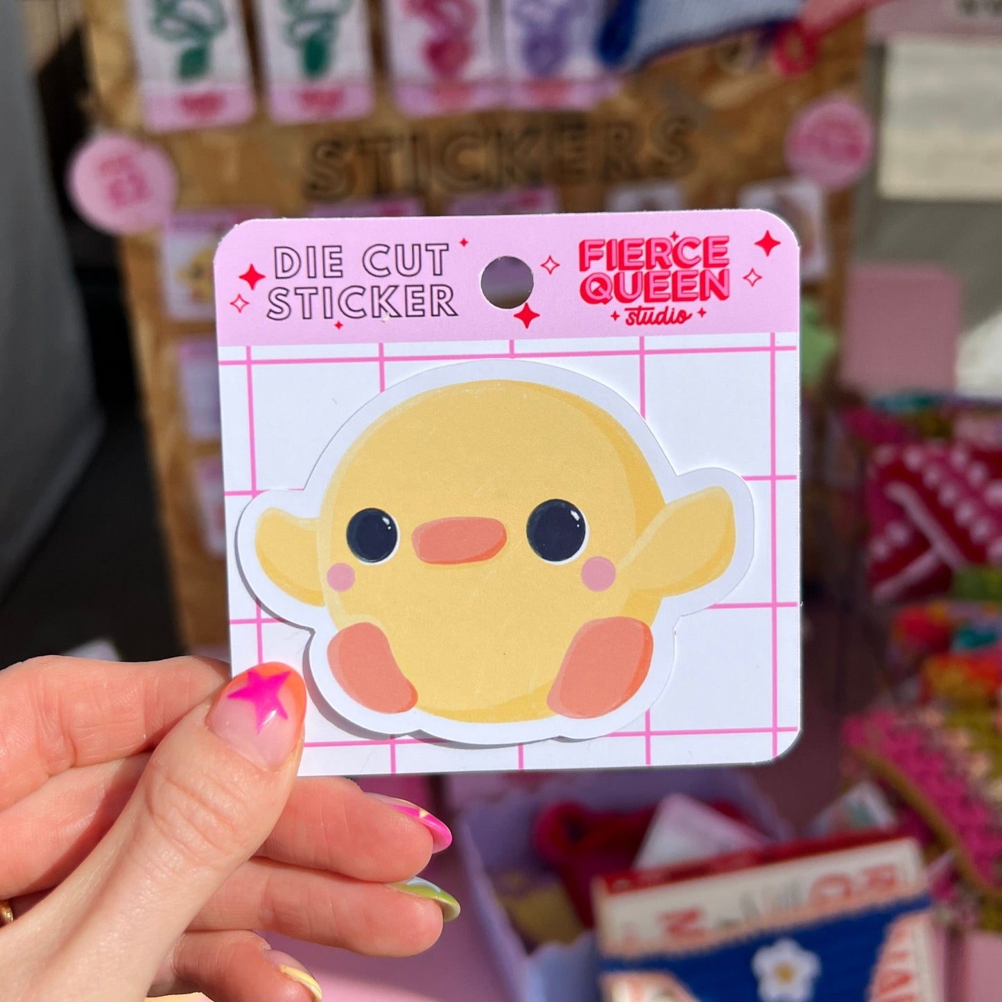 Chick Die Cut Sticker