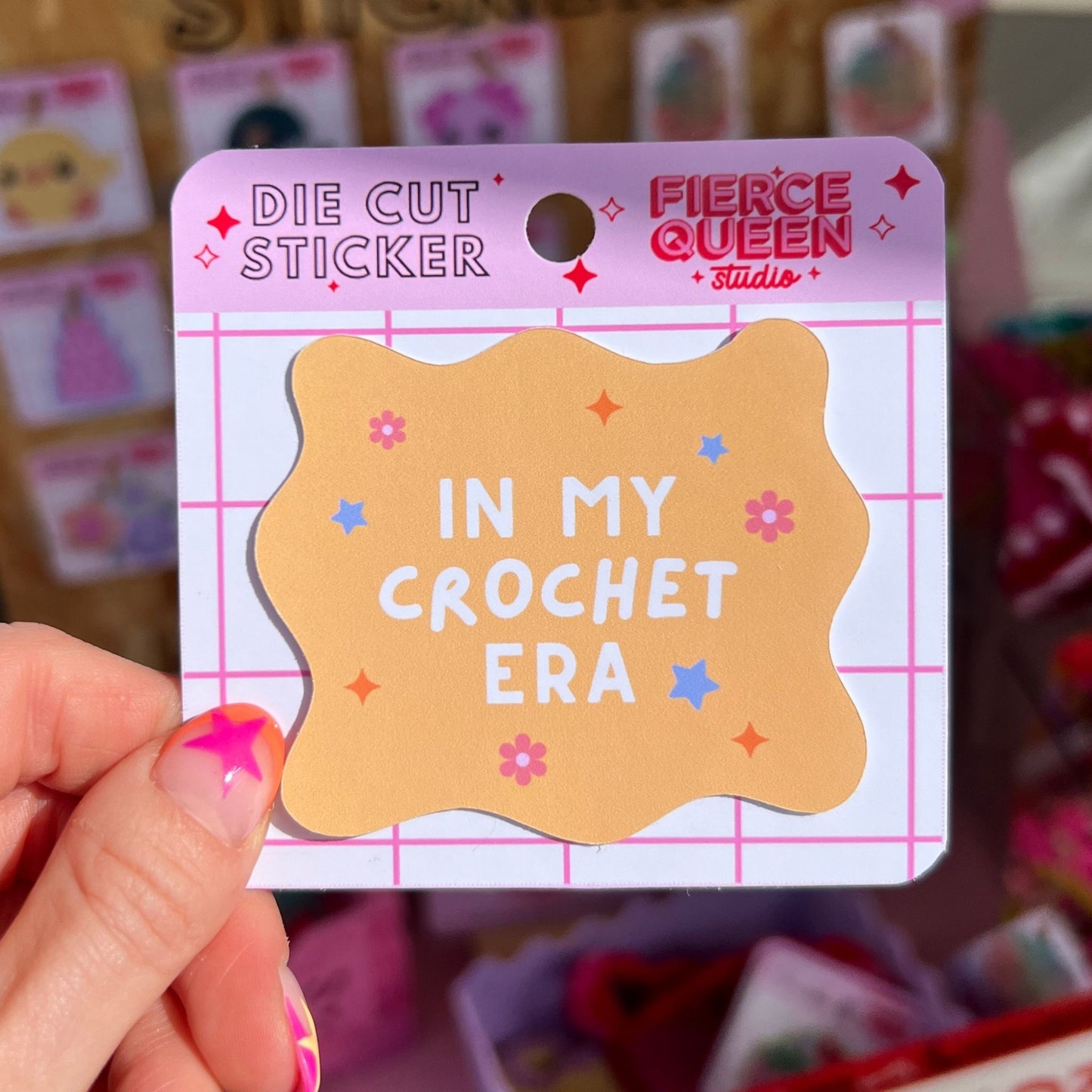 In My Crochet Era Die Cut Sticker