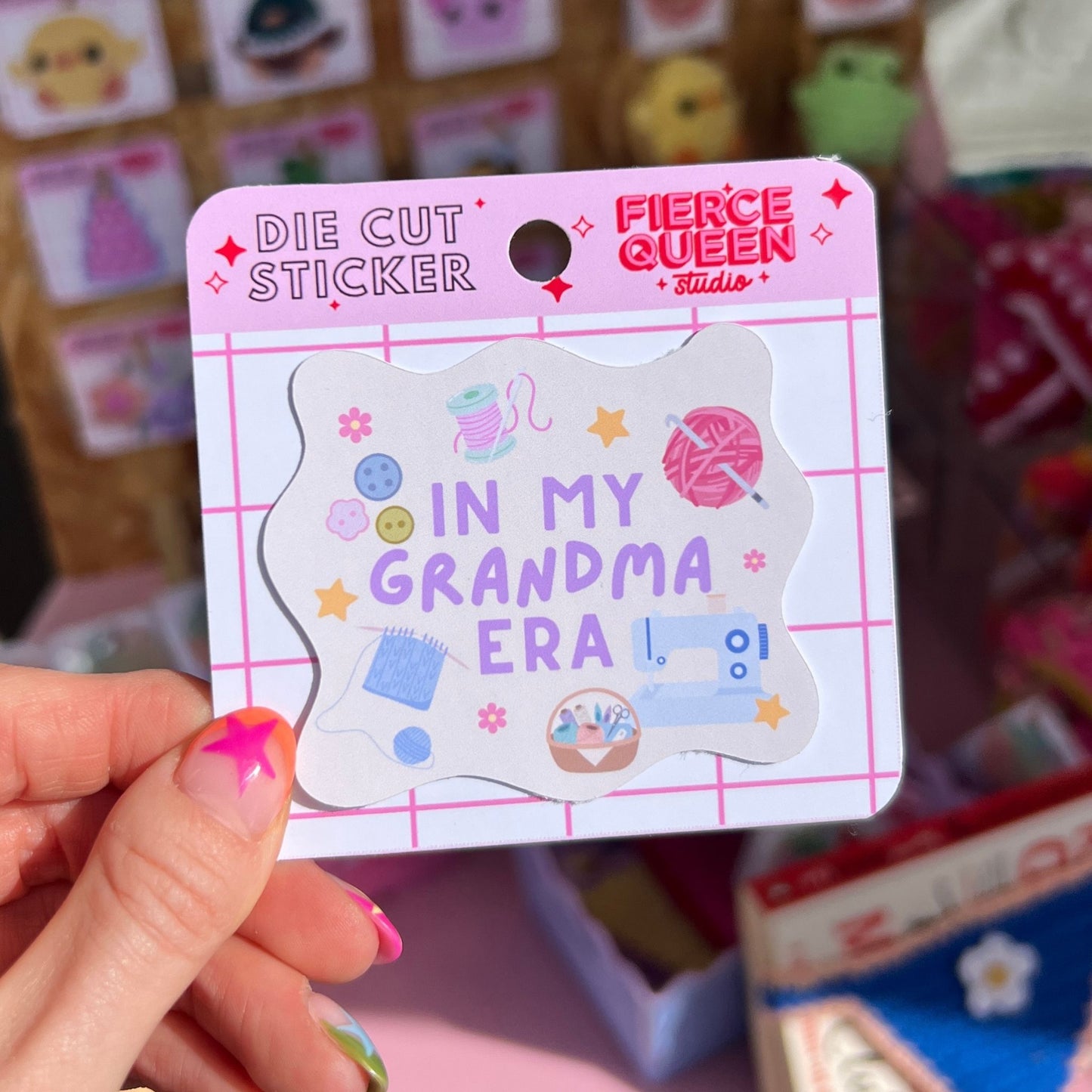 In My Grandma Era Die Cut Sticker