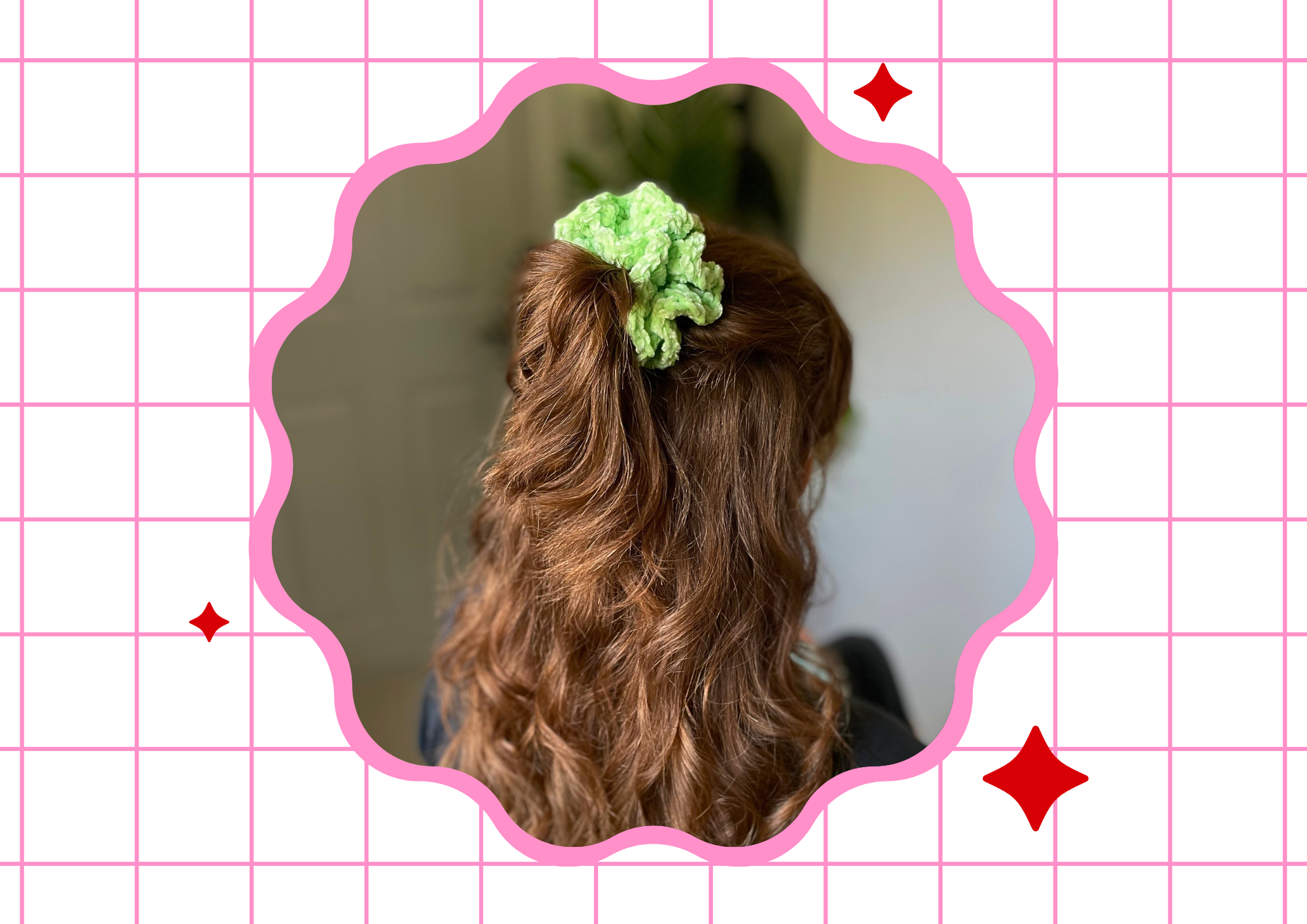 Individual Crochet Scrunchie – Fierce Queen Studio