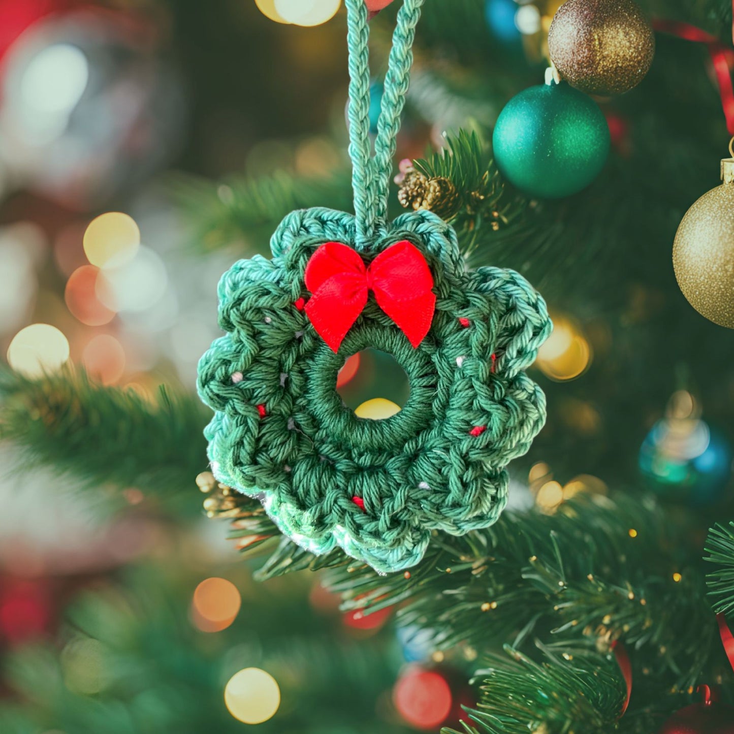 Crochet Wreath Ornament