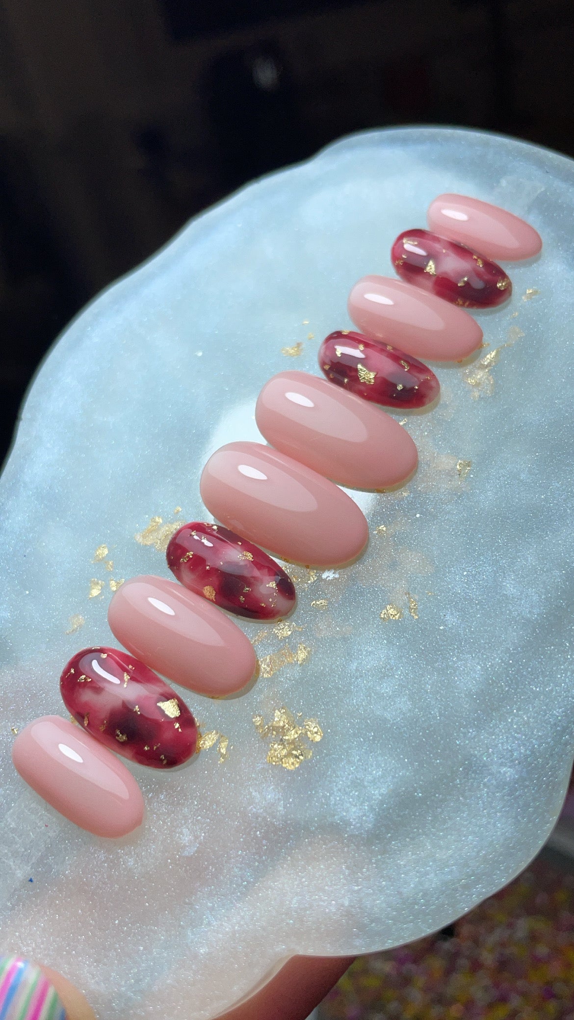 The Natural Pink Tortie Set