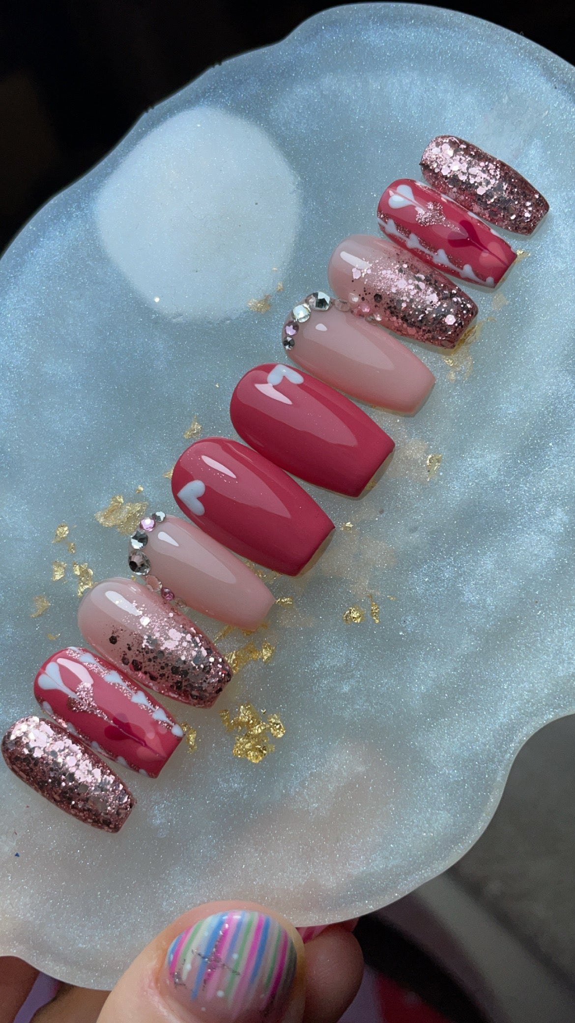 The Pink Heart Set