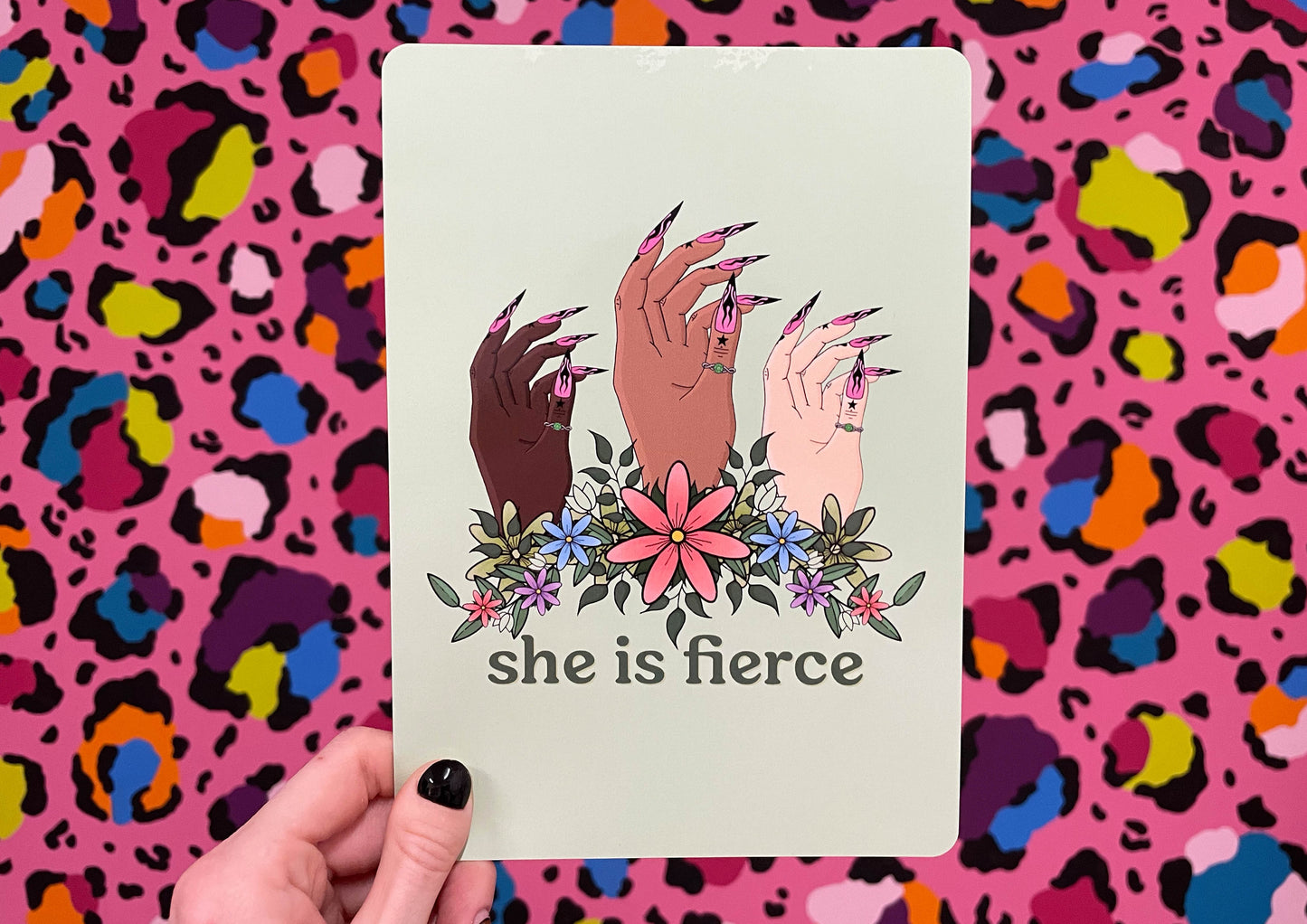 She is Fierce Print