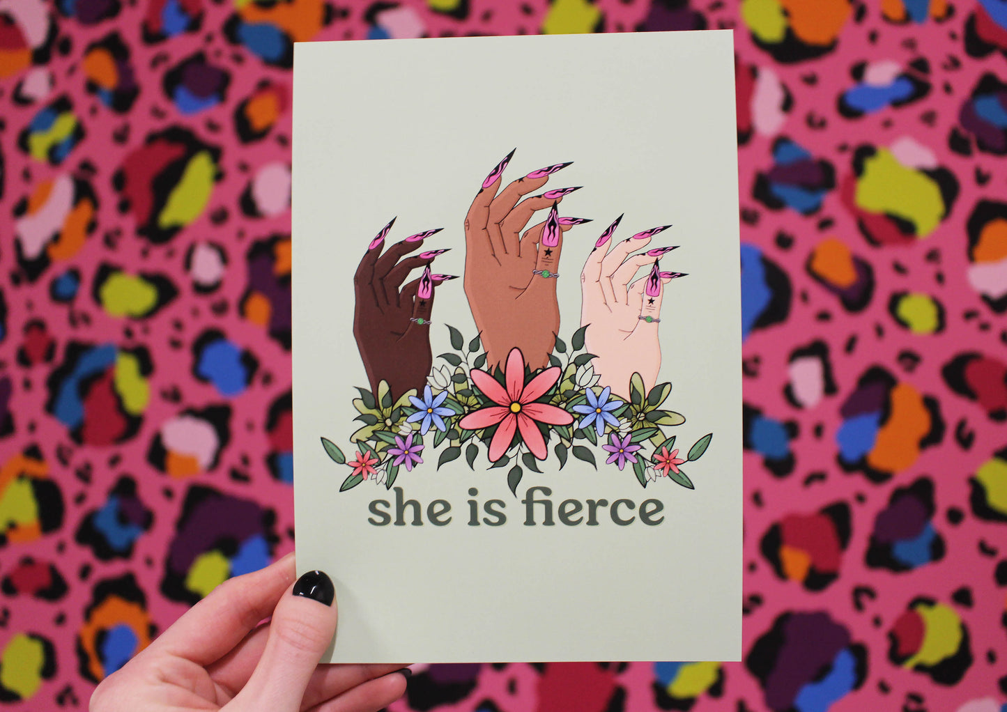 She is Fierce Print
