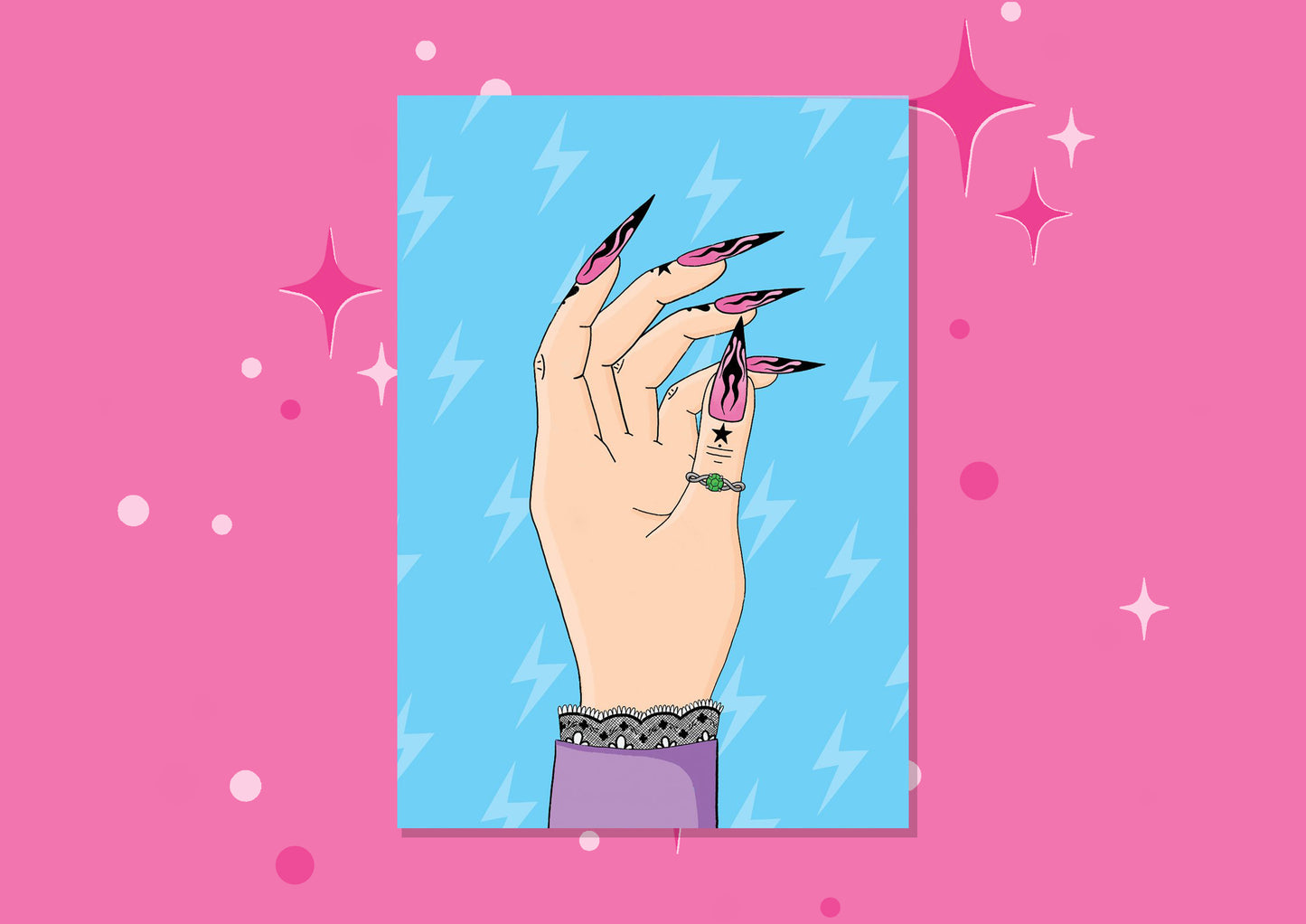 A True Nail Queen Print