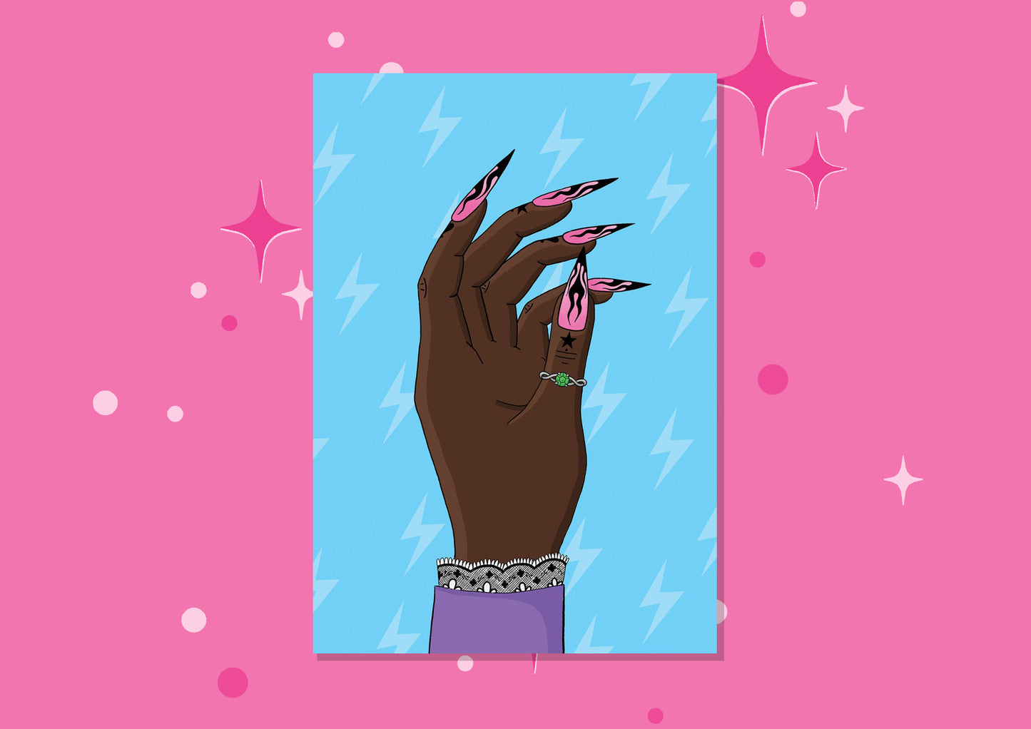 A True Nail Queen Print