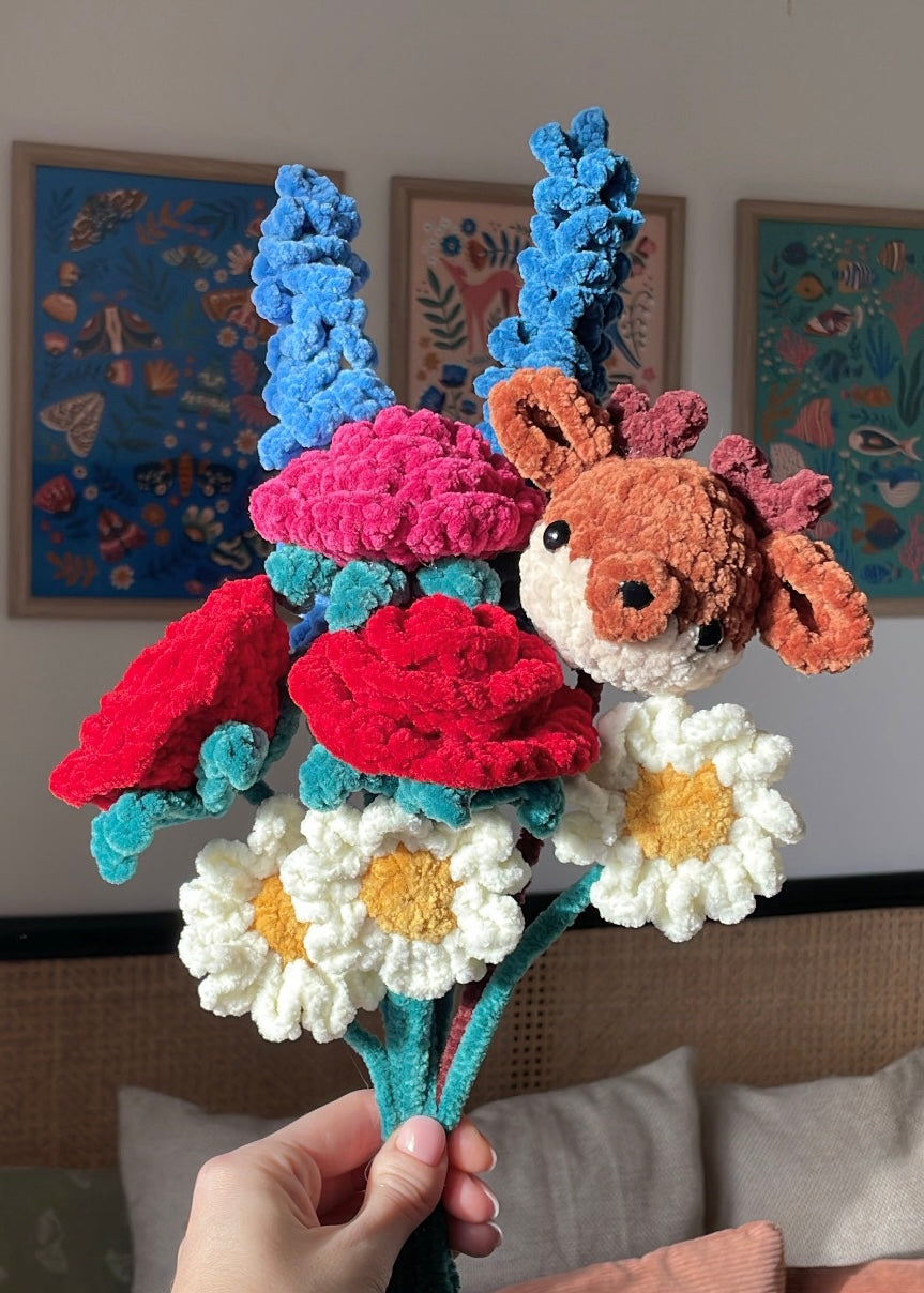 Your Forever Christmas Crochet Bouquet