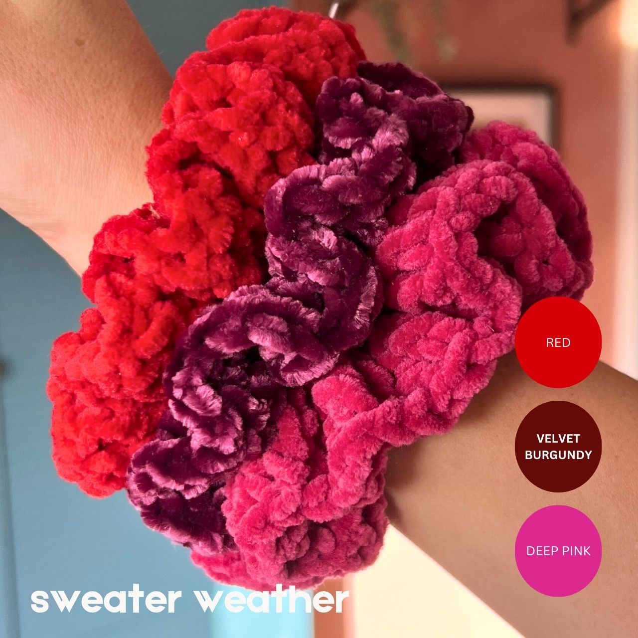 Autumn Crochet Scrunchie Bundles