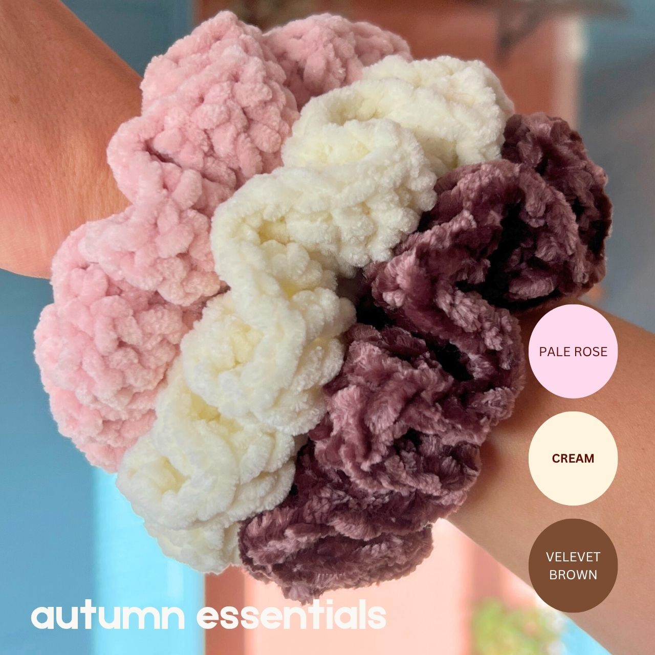 Autumn Crochet Scrunchie Bundles