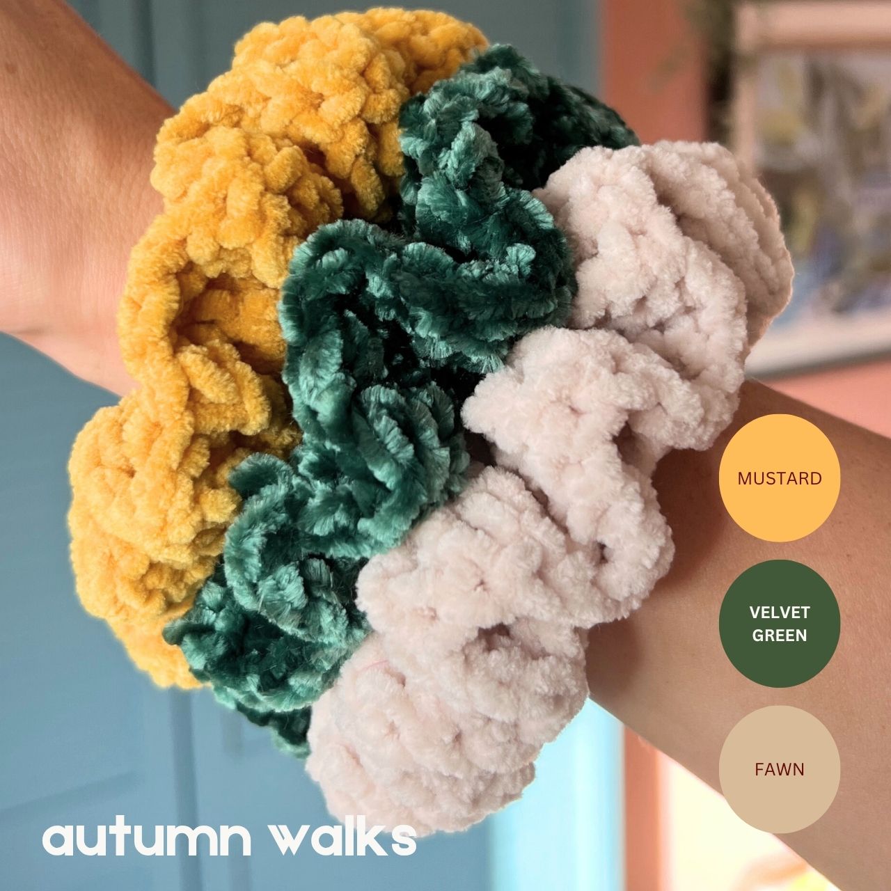 Autumn Crochet Scrunchie Bundles