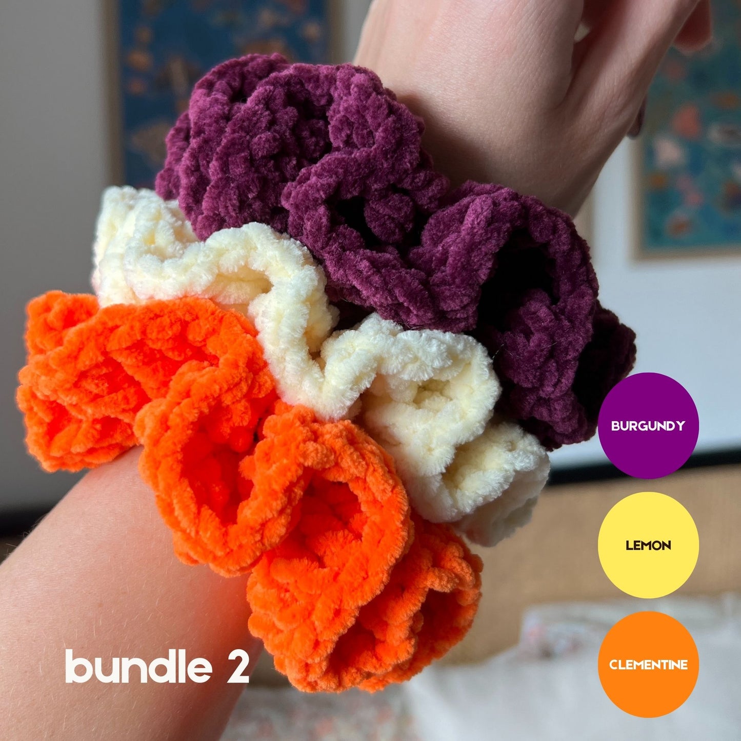 Autumn Crochet Scrunchie Bundles