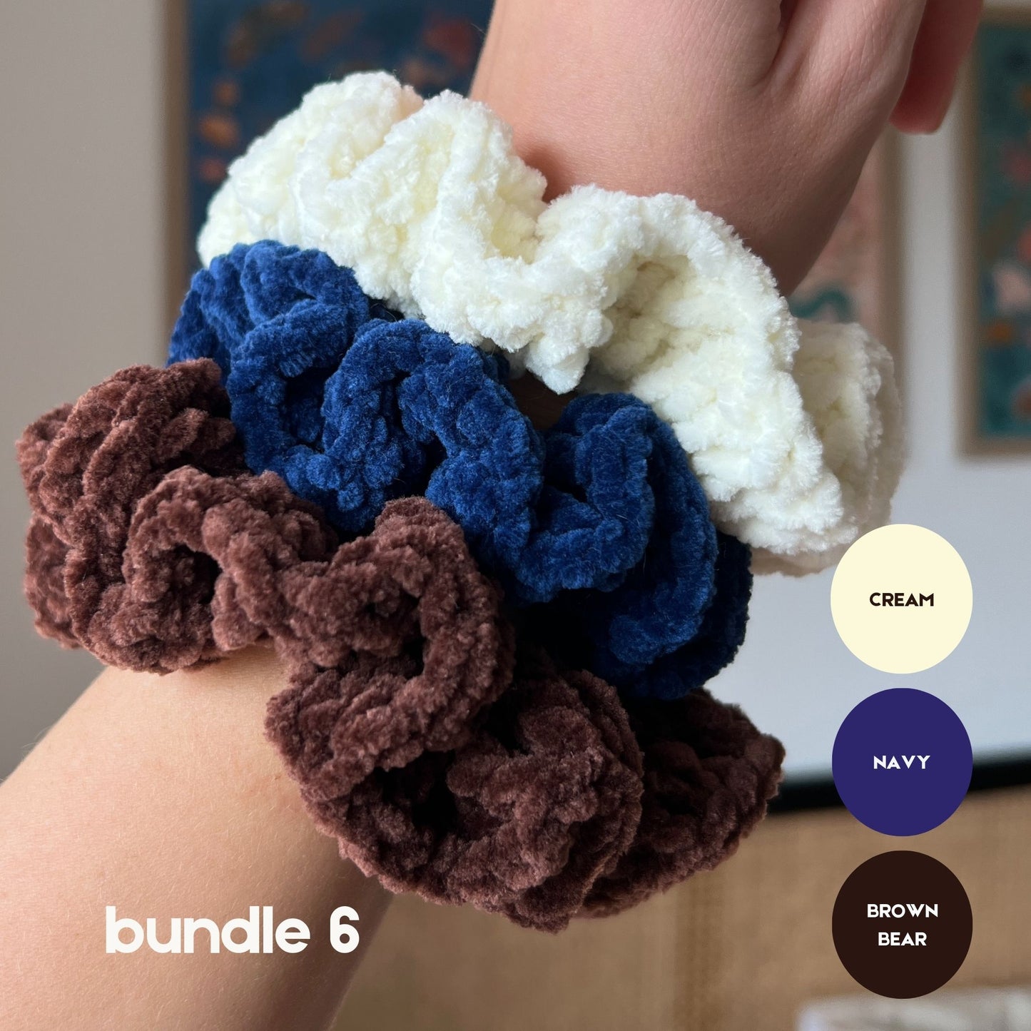 Autumn Crochet Scrunchie Bundles