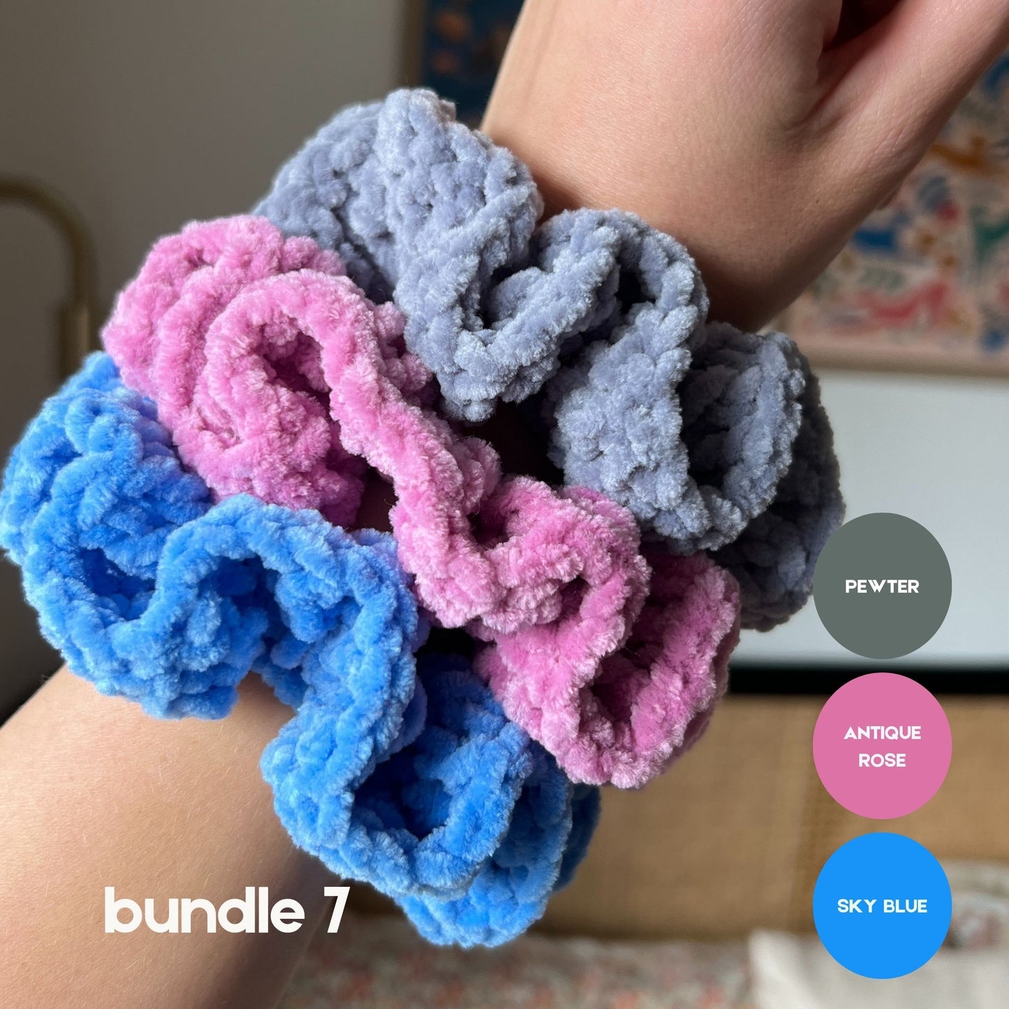 Autumn Crochet Scrunchie Bundles