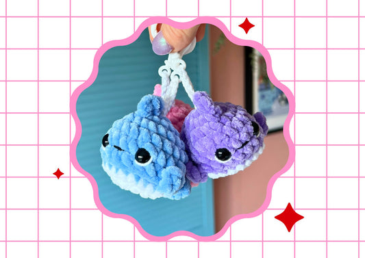 Crochet Sharks Keychains