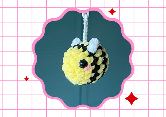 Crochet Bee Keychain