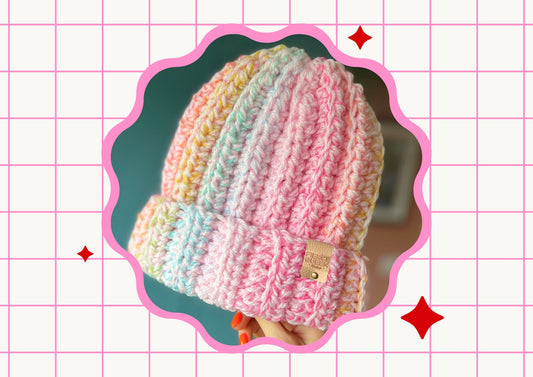 Crochet Chunky Beanie (Child Age 3-10 Years)