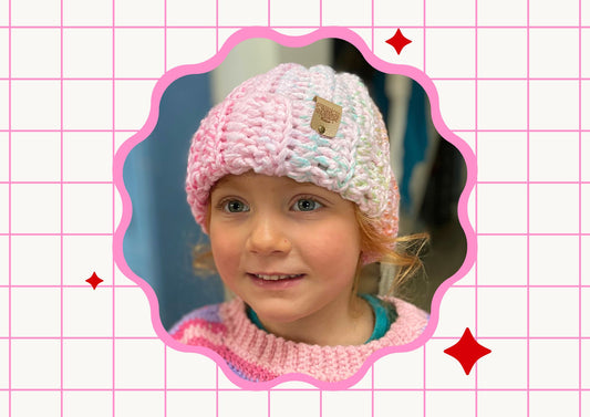Crochet Chunky Beanie (Child Age 3-10 Years)