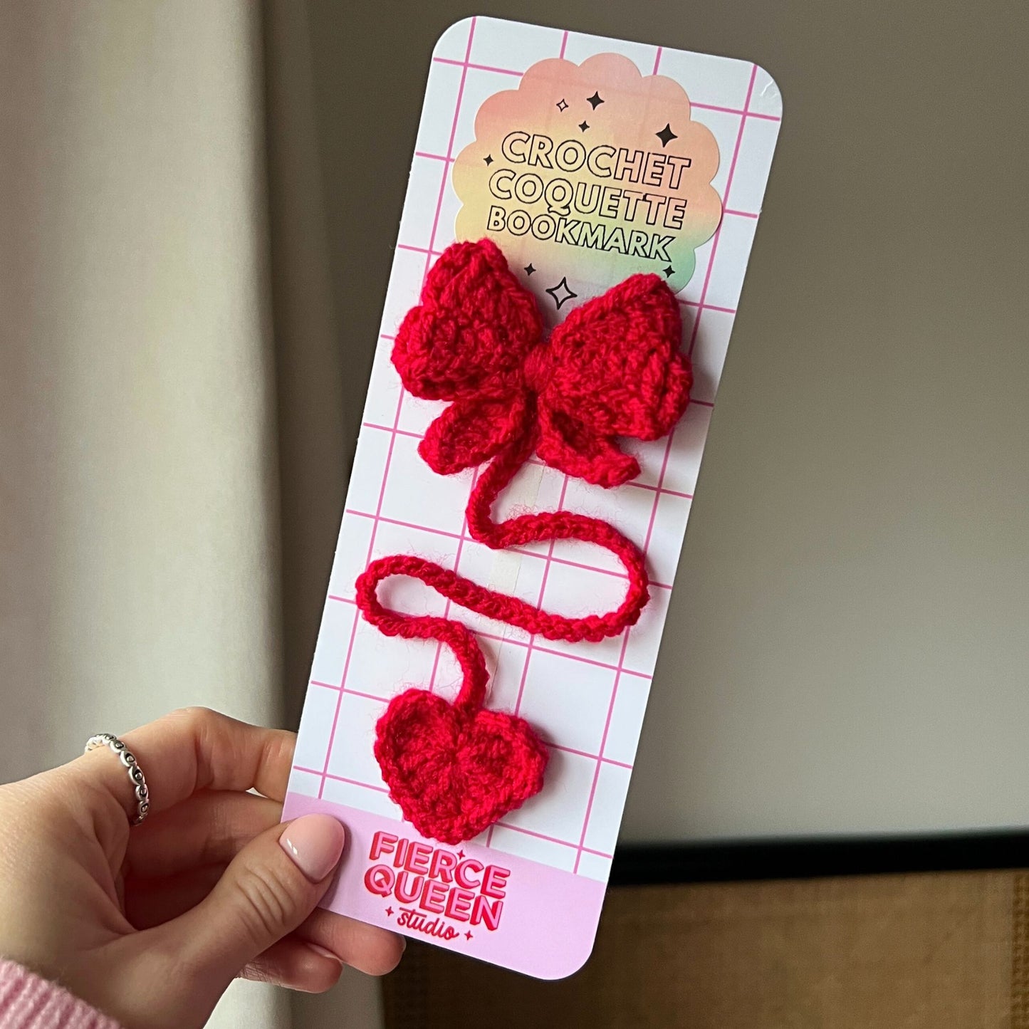 Crochet Coquette Bookmark (PREORDER)