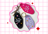 In My Crochet Era Motel Keychain