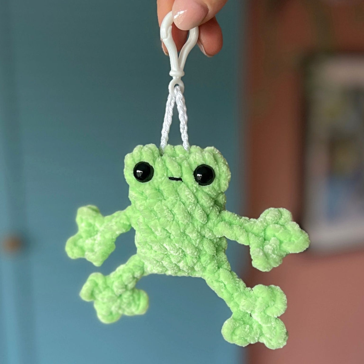 Crochet Frog Keychains