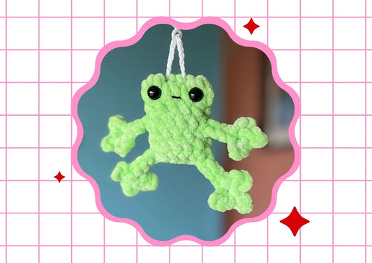 Crochet Frog Keychains