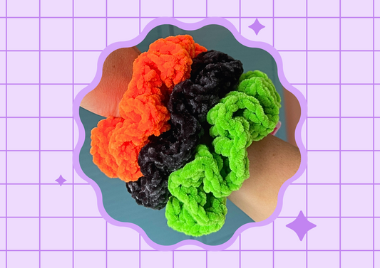 Halloween Crochet Scrunchie Bundles