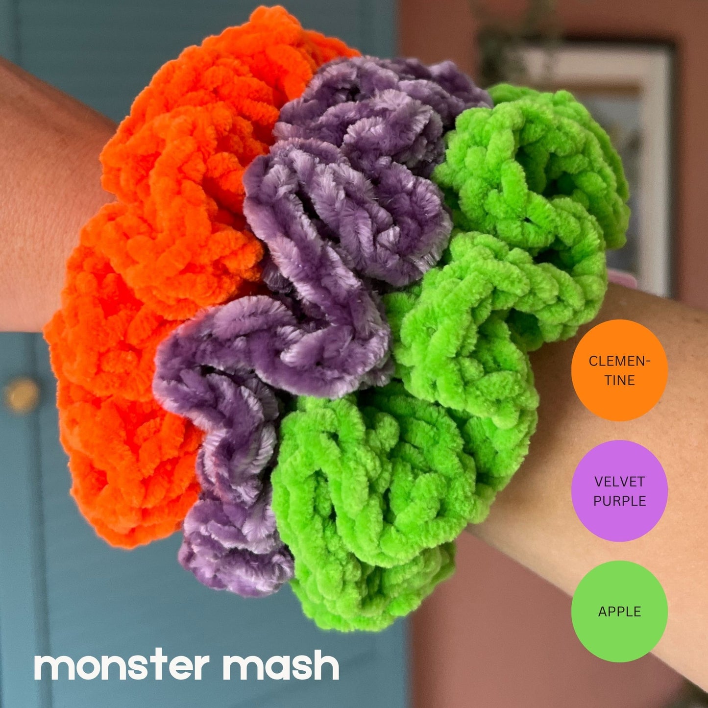 Halloween Crochet Scrunchie Bundles