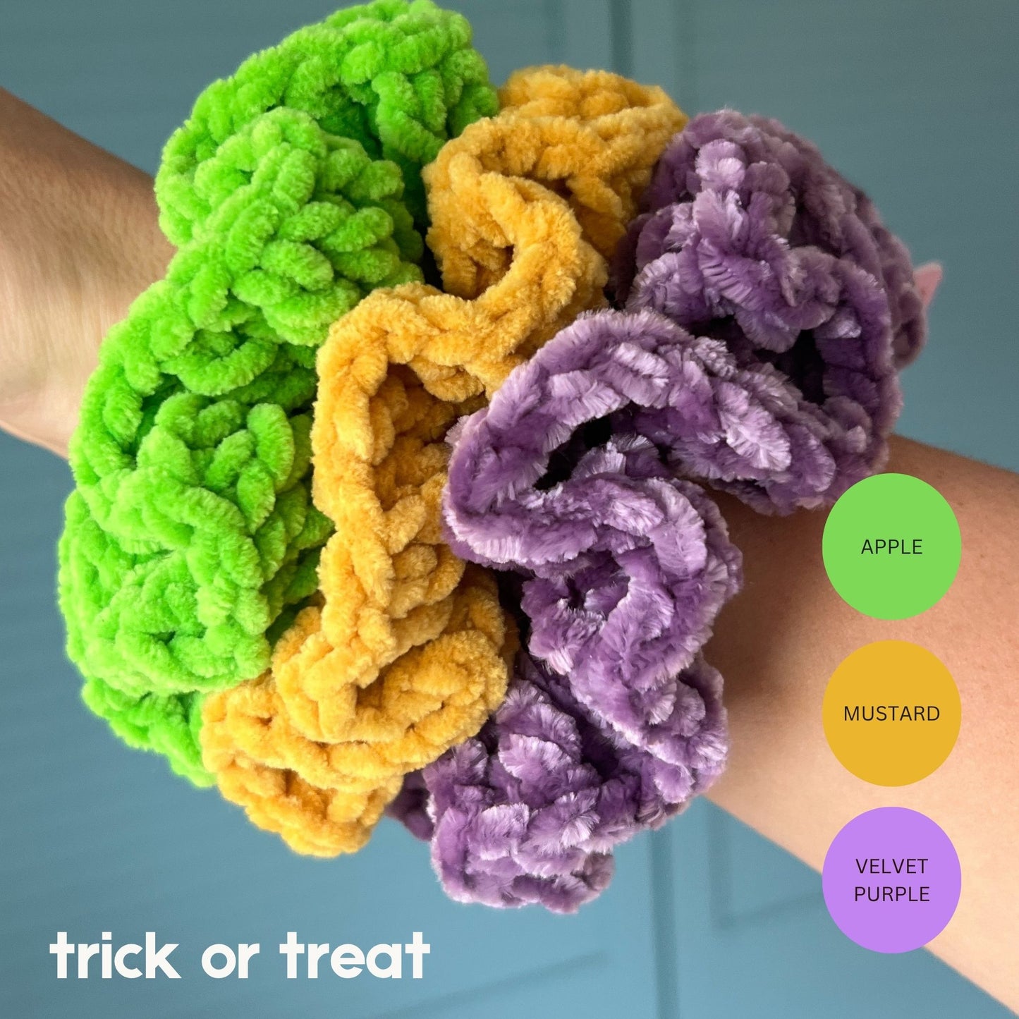 Halloween Crochet Scrunchie Bundles