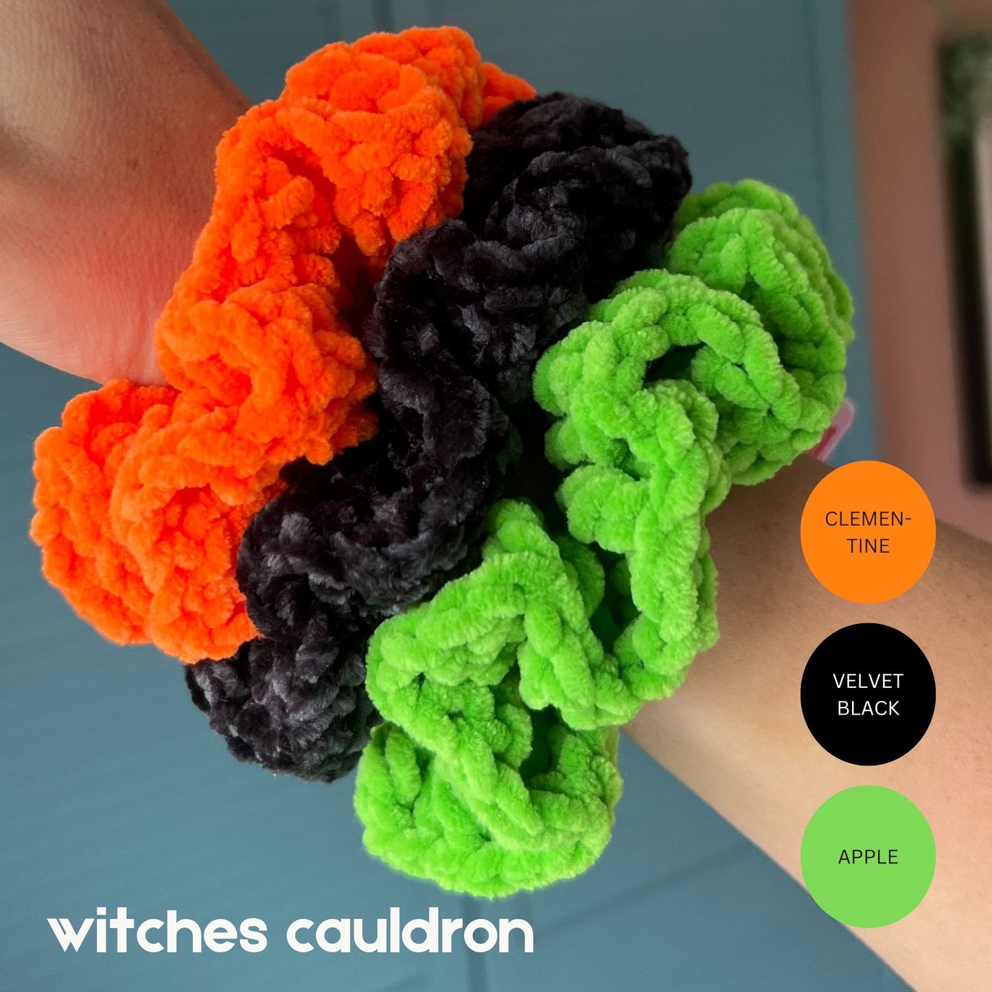 Halloween Crochet Scrunchie Bundles