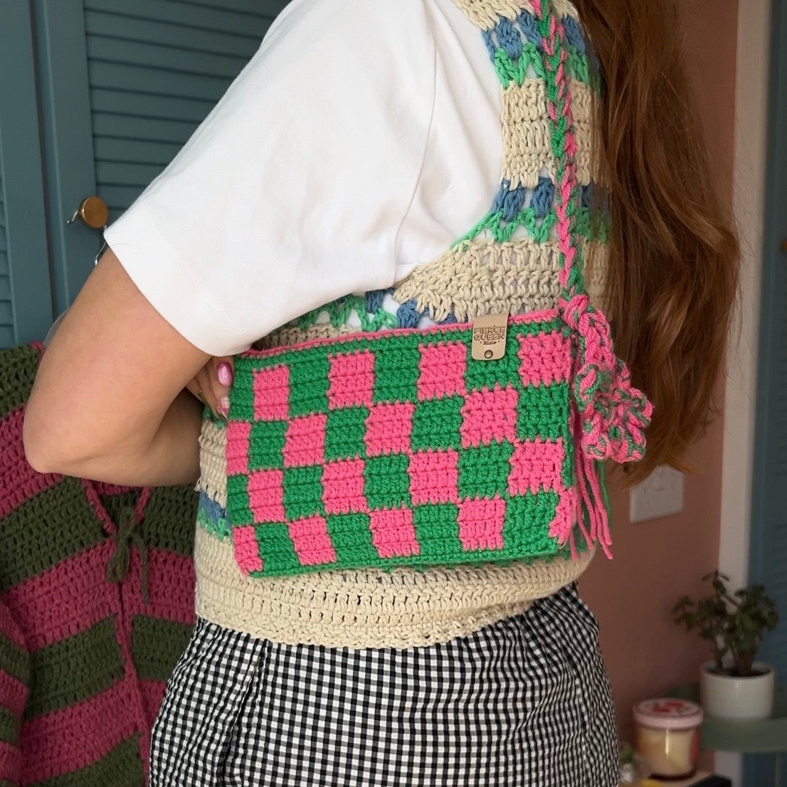 ONE OF A KIND // Crochet Bag with Zip