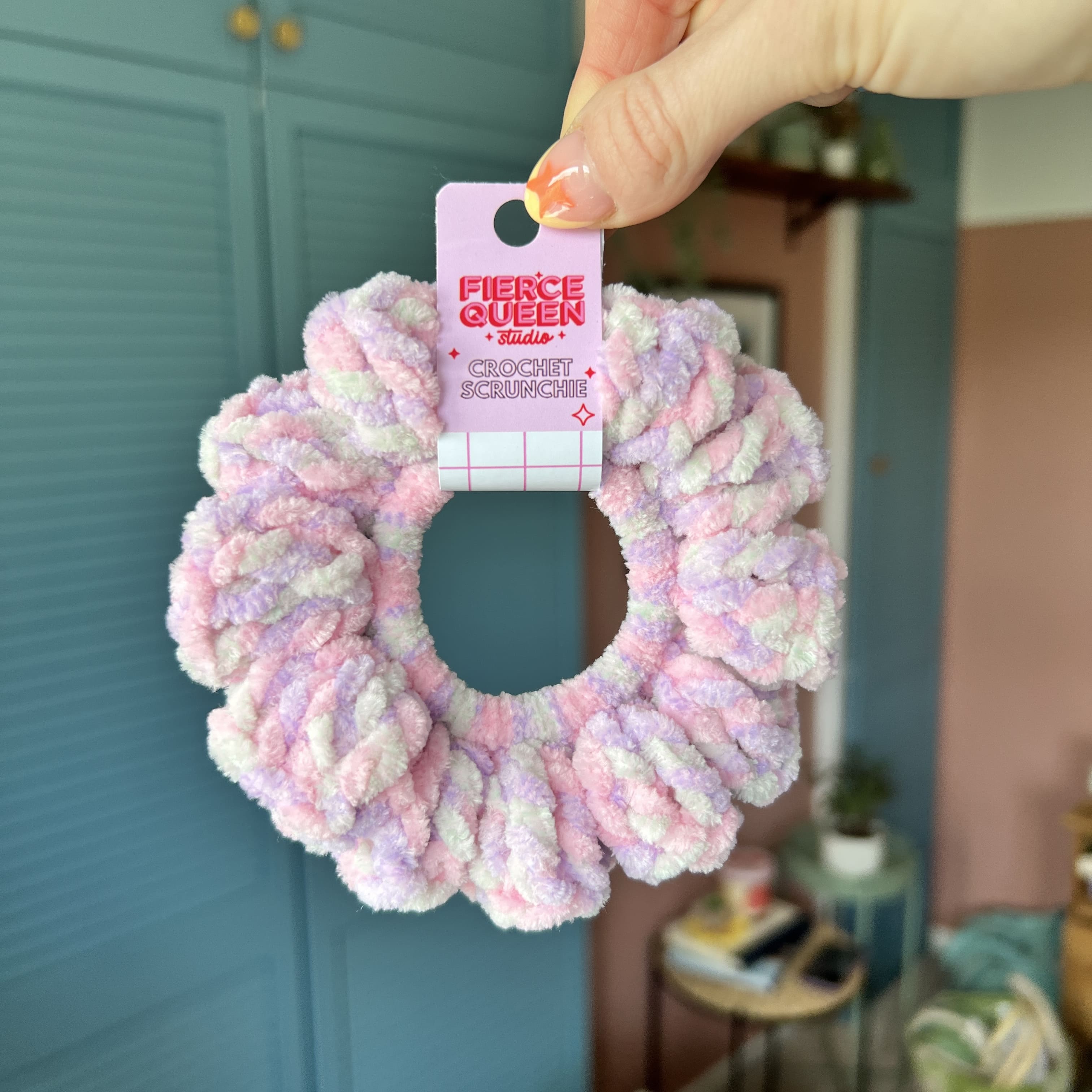 Individual Crochet Scrunchie (3 for £11.95) – Fierce Queen Studio